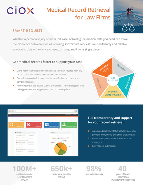 Medical Record Retrieval For Law Firms Ciox